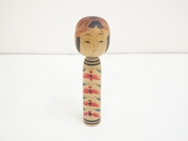 TRADITIONAL JAPANESE CRAFT / KOKESHI DOLL (18.5 cm)/ ARTISAN WORK